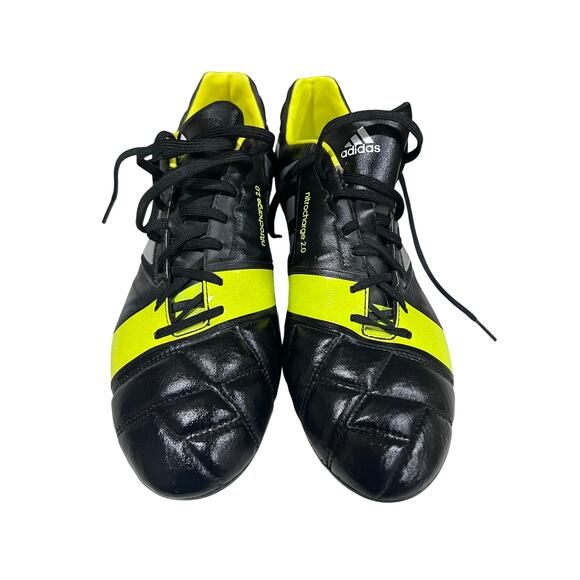 Adidas Nitrocharge 2.0 FG Soccer Cleats Black Yellow Men’s Size 12 Firm Ground - Picture 10 of 13